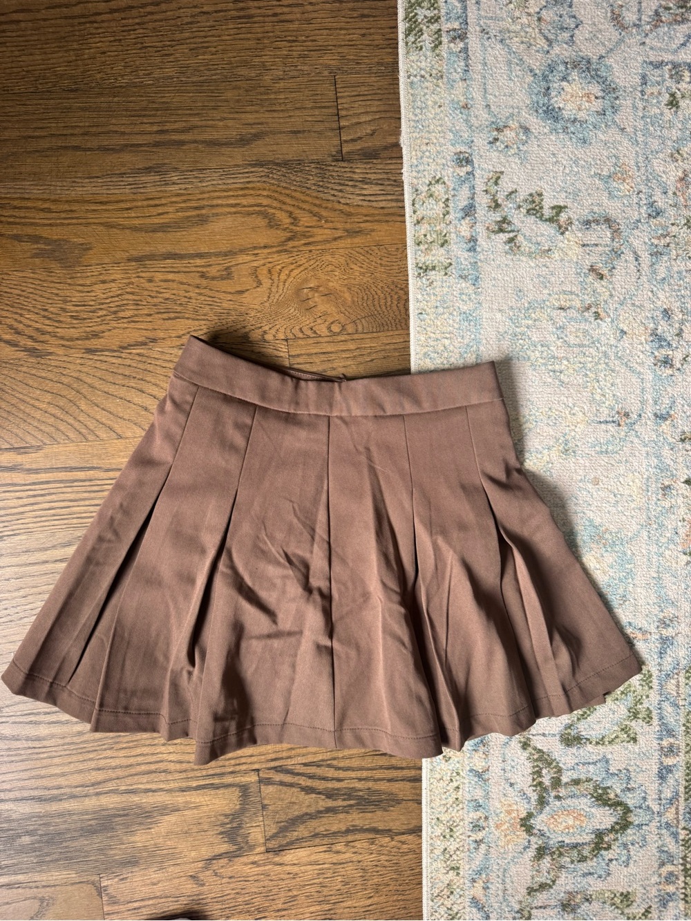 Brown Pleated Women’s Skirt tennis skirt size s